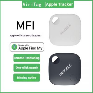 Apple Tag  Air Tracker Item Finders with Apple Find My (iOS Only) Track Your Keys, Wallet, Luggage, Backpack, Super Lightweight